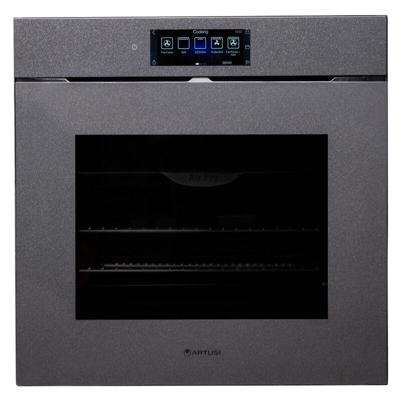 Artusi 60cm Built-In Auto-Opening Oven with 25 Functions - Nano Matte Black