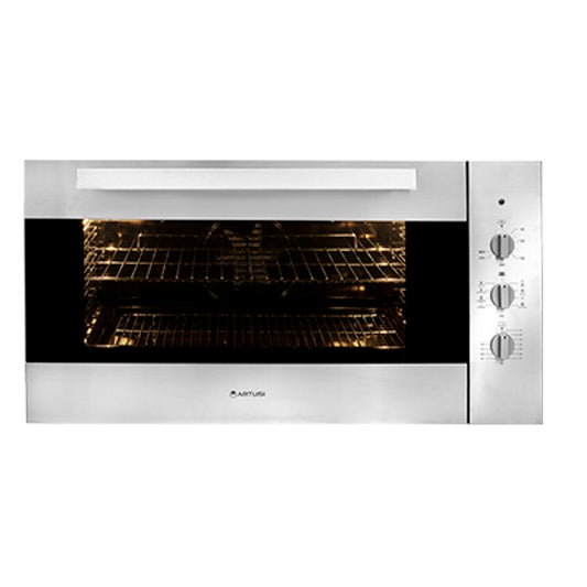 Artusi 90cm Built-In Large Oven with 9 Functions - Stainless Steel