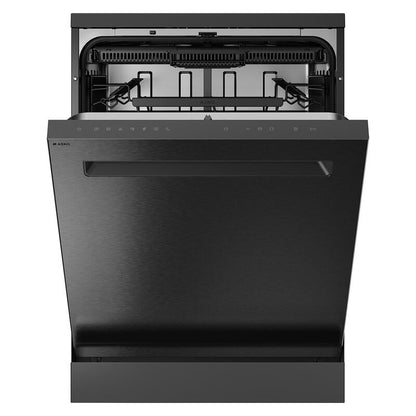 ASKO 14 Place Setting Freestanding Dishwasher - Black Steel