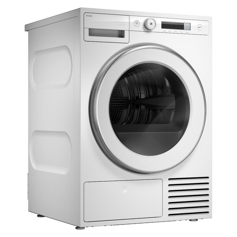ASKO 8kg Heat Pump Condenser Dryer - White (Logic Series 3)
