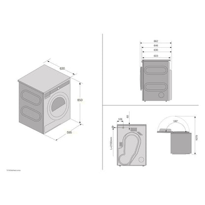ASKO 8kg Heat Pump Condenser Dryer - White (Logic Series 3)
