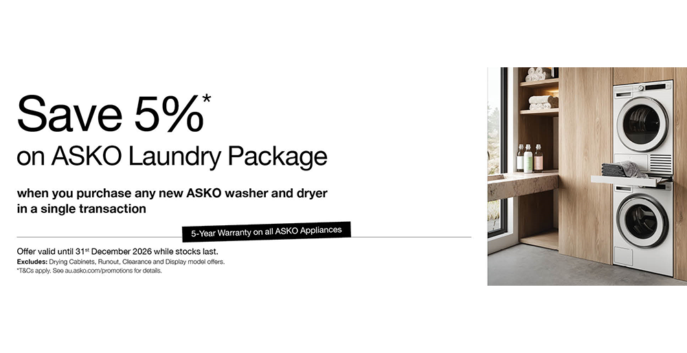 Save 5% on ASKO Laundry Packages