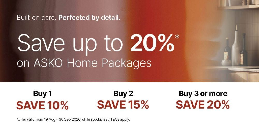 Save up to 20% on ASKO Home Packages