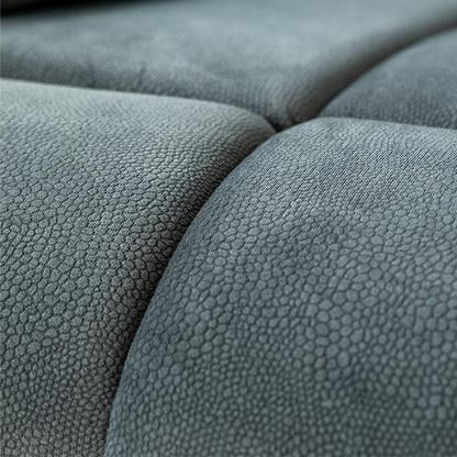 Augustus 2 Seater Fabric Recliner Sofa - Dark Grey
