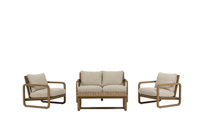 Austin 4 Piece Patio Lounge Set