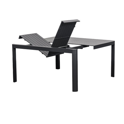Azura Outdoor 970-1490mm Extension Dining Table - Gunmetal