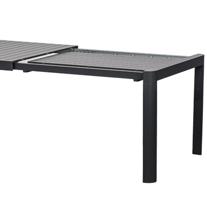 Azura Outdoor 1490-1940mm Extension Dining Table - Gunmetal