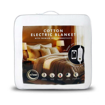 BAMBI ELECTRIC BLANKET BAMBI WIFI COTTON LEFT CONTROL LONG SINGLE LONG SINGL
