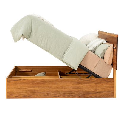 Baxter King Timber Gas Lift Bed – Blackwood