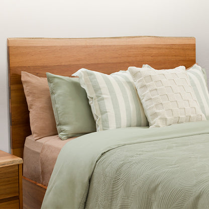Baxter Queen Timber Bed - Blackwood