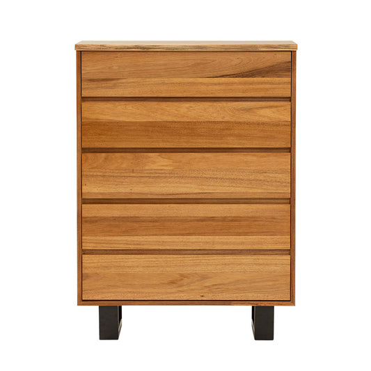 Baxter 5 Drawer Tallboy - Blackwood