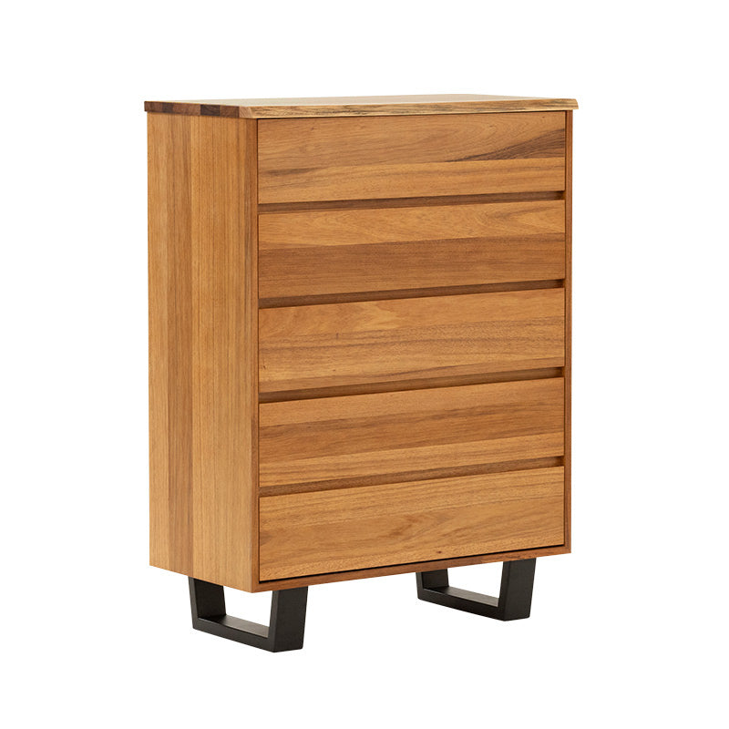 Baxter 5 Drawer Tallboy - Blackwood