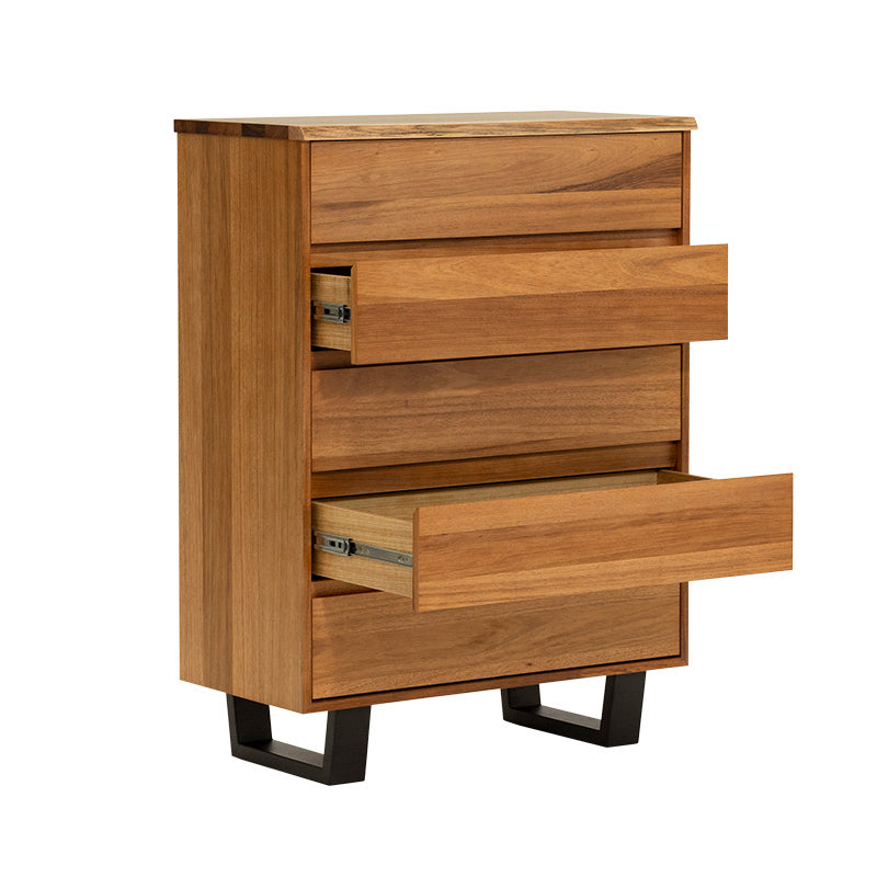 Baxter 5 Drawer Tallboy - Blackwood