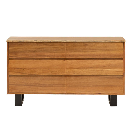 Baxter 6 Drawer Dresser - Blackwood