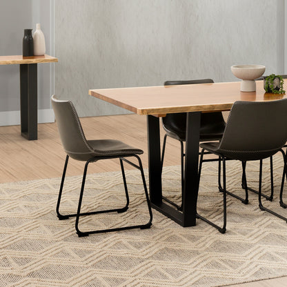 Baxter 180cm Timber Dining Table - Blackwood