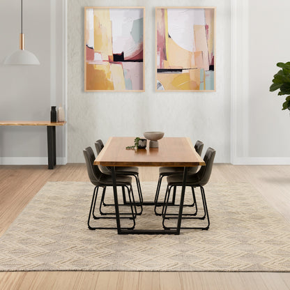 Baxter 240cm Timber Dining Table - Blackwood