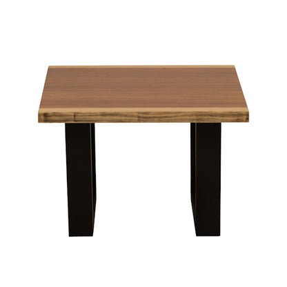 Baxter Live Edge Lamp Table - Blackwood
