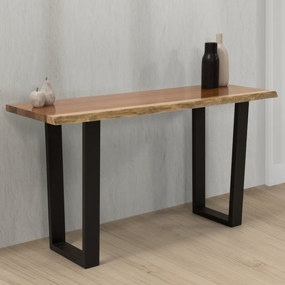 Baxter 140cm Live Edge Hall Table - Blackwood
