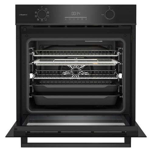 Beko 60cm Pyrolytic Built-In Oven with 9 Functions - Black (Aeroperfect)