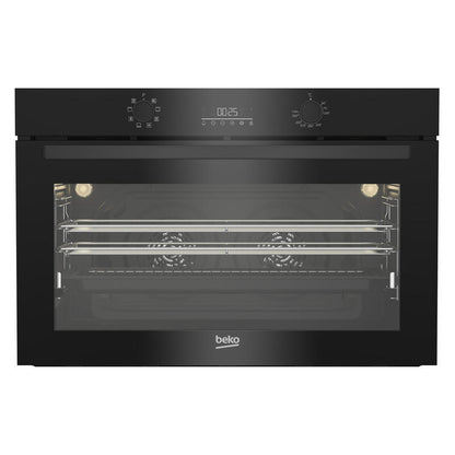 Beko 90cm Built-In Large Oven with 8 Functions - Black