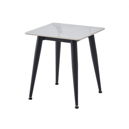 Bentley Side Table - White/Black