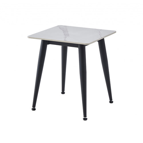 Bentley Side Table - White/Black