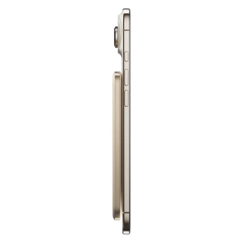 BMX 5,000mAh SolidSafe Air Magnetic Power Bank - Gold - 20W, Qi2 Wireless