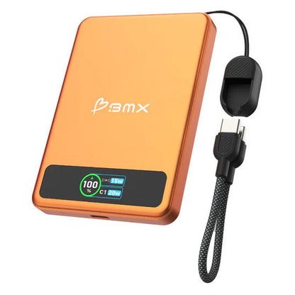 BMX 5,000mAh SolidSafe Magnetic Power Bank - Orange