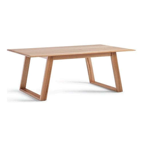 Bondi 180cm Timber Dining Table - Oak/Natural