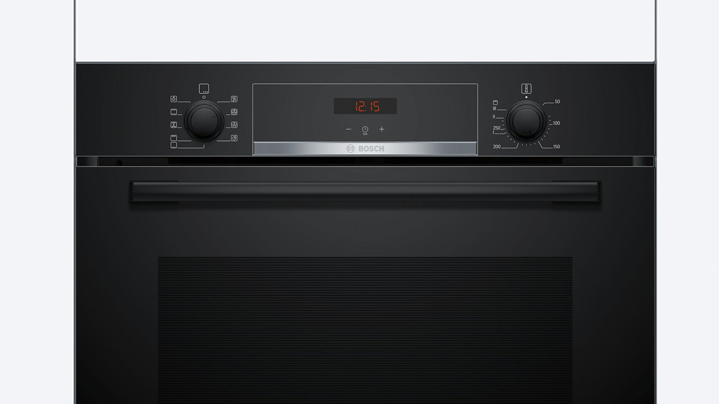 Bosch 60cm Built-In Oven with 7 Functions - Black (Series 4)