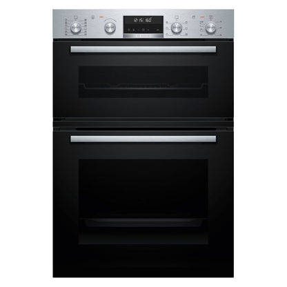Bosch 60cm Pyrolytic Built-In Double Oven with 10 Functions - Stainless Steel (Series 6)