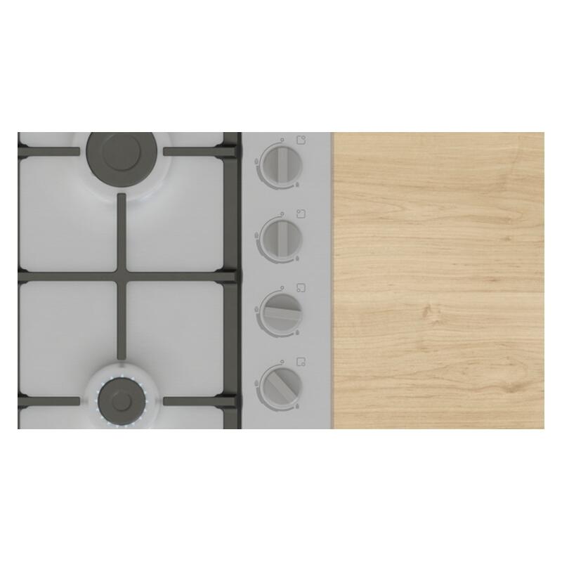 Bosch 60cm 4 Burner Gas Cooktop - Stainless Steel (Series 2)