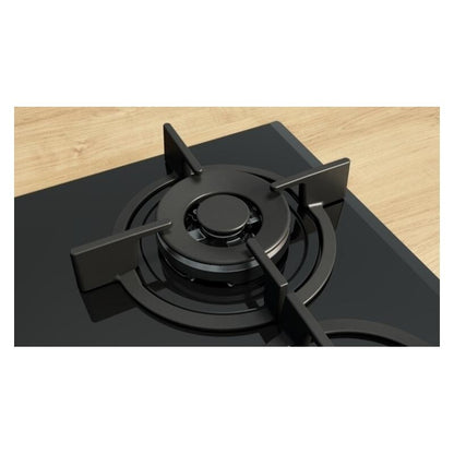 Bosch 60cm 4 Burner Gas Cooktop - Black Glass (Series 6)