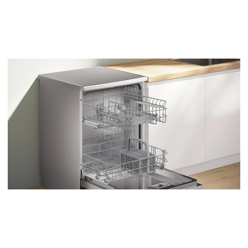 Bosch 60cm Freestanding Dishwasher (Series 2) - Brushed Steel