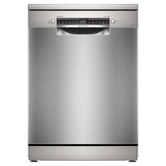 Bosch 15 Place Setting Smart Freestanding Dishwasher - Silver Inox (Series 6)