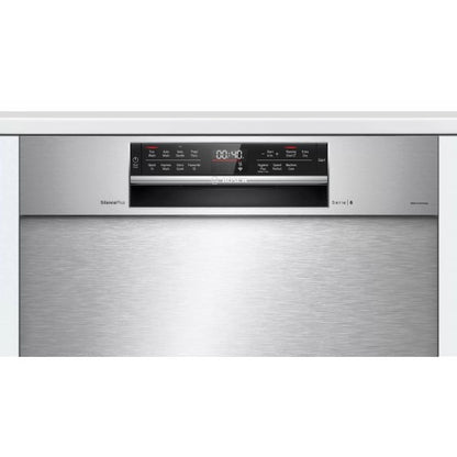 Bosch 15 Place Setting Built-Under Dishwasher - Brushed Stainless (Series 6)