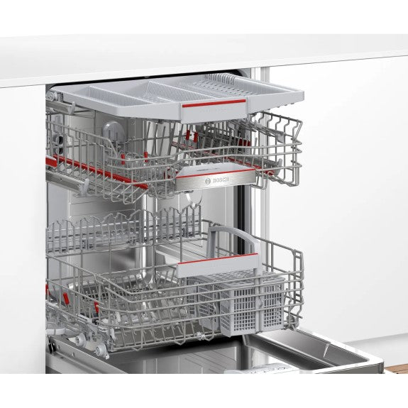 Bosch 15 Place Setting Built-Under Dishwasher - Brushed Stainless (Series 6)