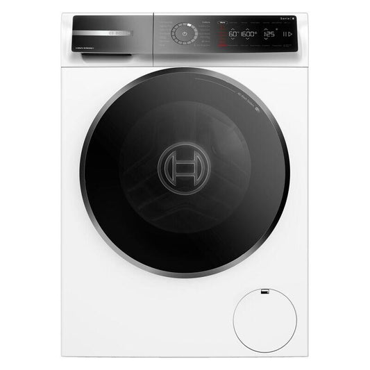 Bosch 10kg Front Load Washing Machine - White (Series 8)