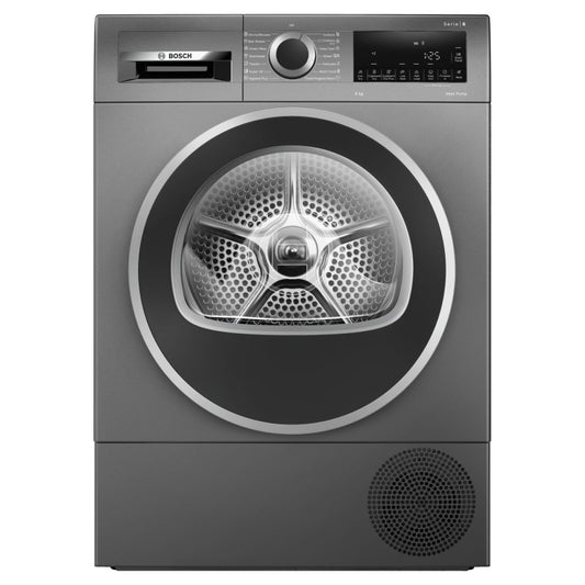 Bosch 8kg Heat Pump Condenser Dryer - Graphite (Series 6)
