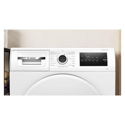 Bosch 8kg Heat Pump Condenser Dryer - White (Series 4)
