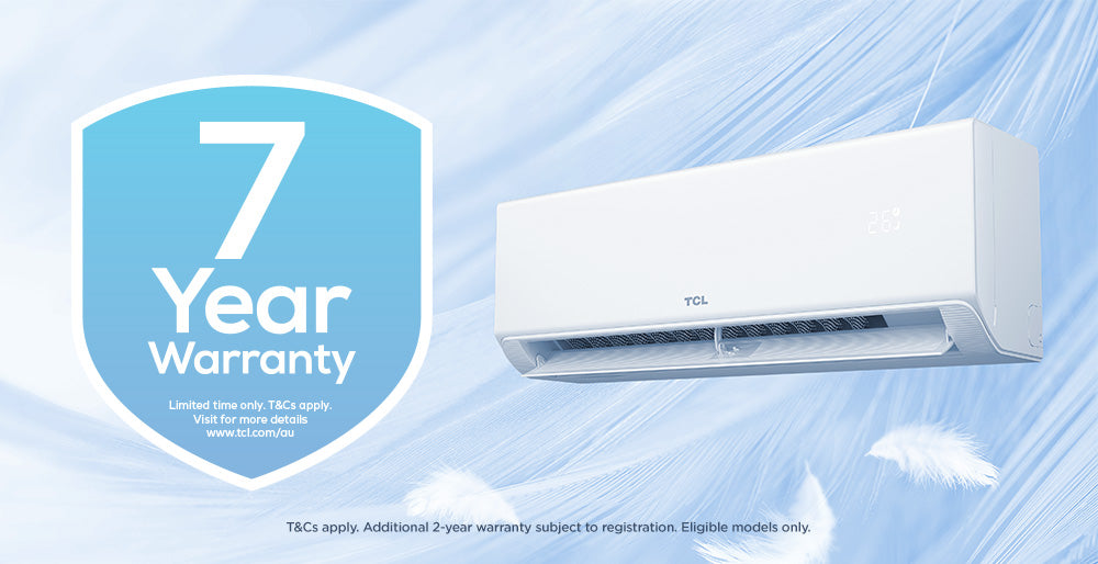 Extended Warranty on select TCL Air Conditioners