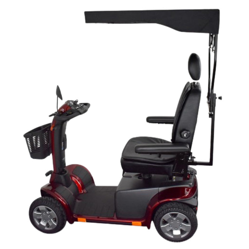 Top Gun Scooter Accessory Canopy and Frame - Black