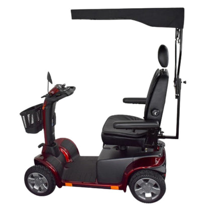 Top Gun Scooter Accessory Canopy and Frame - Black
