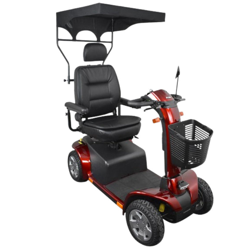 Top Gun Scooter Accessory Canopy and Frame - Black