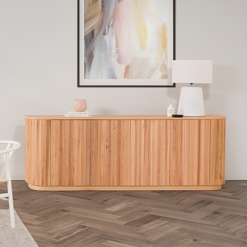 Caesar 2062mm Timber Buffet - Messmate/Natural