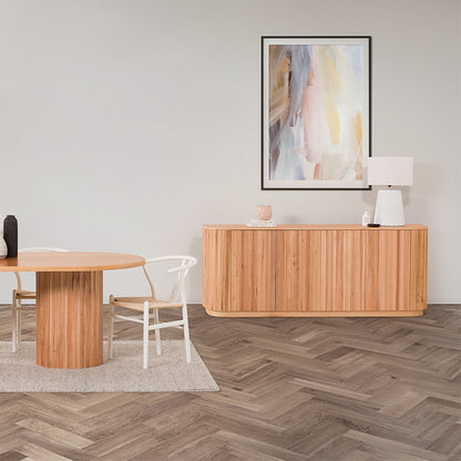 Caesar 2062mm Timber Buffet - Messmate/Natural