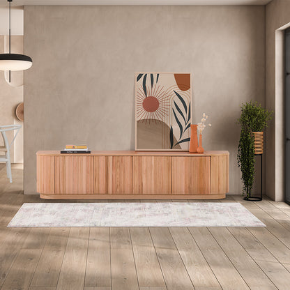 Caesar 2062mm Timber Entertainment Unit - Messmate/Natural