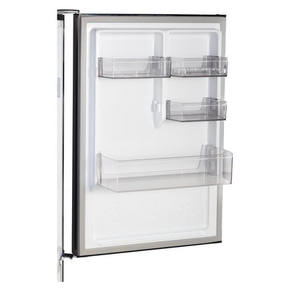 CHiQ 283L Bottom Mount Fridge Freezer - Black Steel