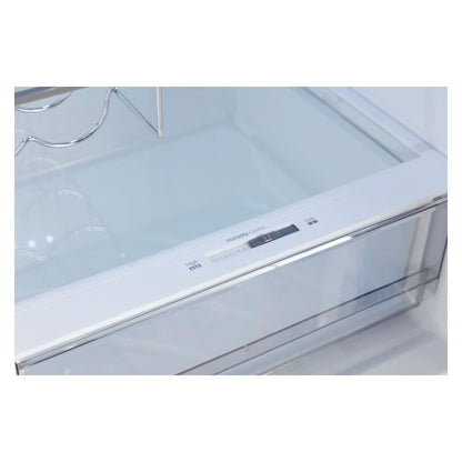 CHiQ 283L Bottom Mount Fridge Freezer - Black Steel