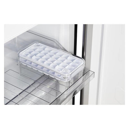 CHiQ 283L Bottom Mount Fridge Freezer - Black Steel